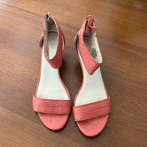 Nine West pink heels size 6.5